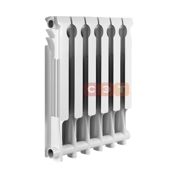 Радиатор алюминиевый SMART Install Easy One 500, 565x78x76мм, 10 секций
